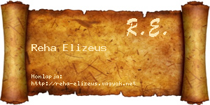 Reha Elizeus névjegykártya